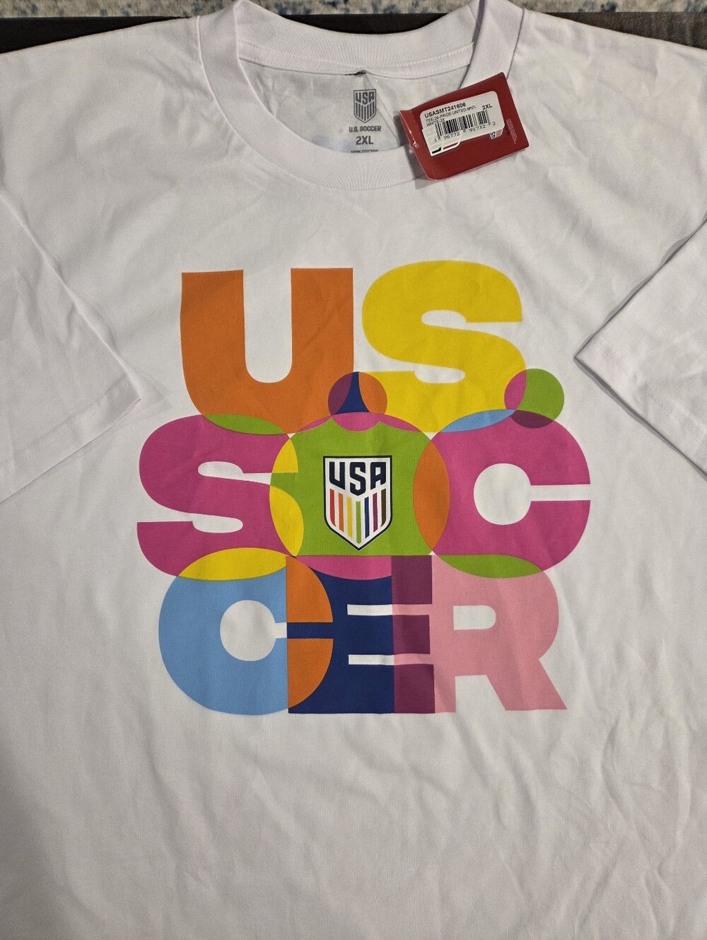 USA Soccer United Pride Tee Men's Size Medium & XXL